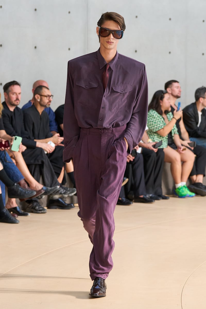 Saint Laurent Menswear Spring/Summer 2026