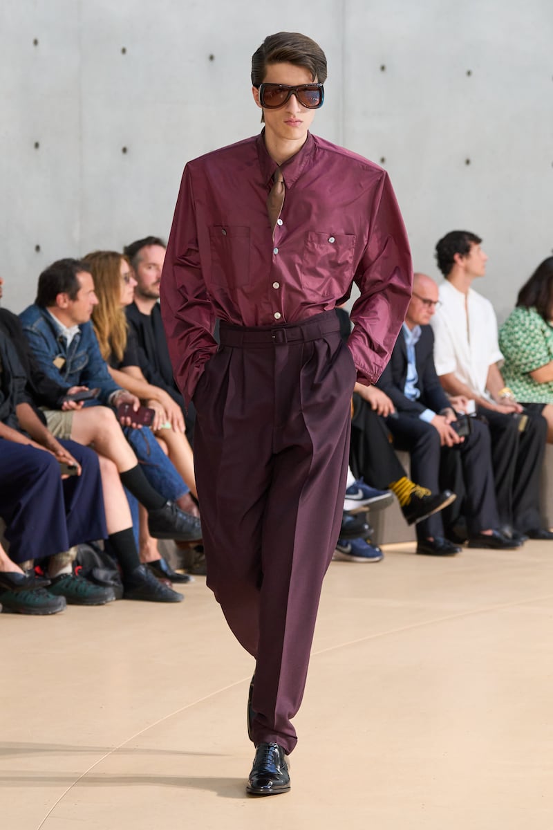 Saint Laurent Menswear Spring/Summer 2026