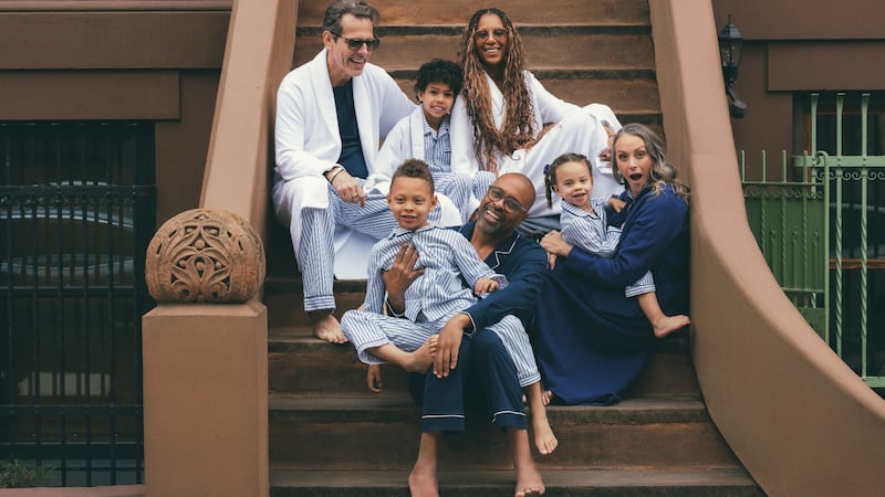 A shot from Petite Plume's "Family Affair" campaign.