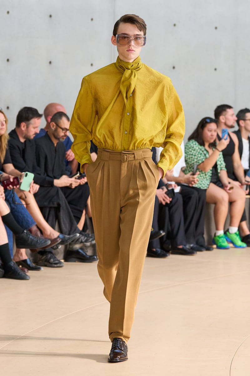Saint Laurent Menswear Spring/Summer 2026