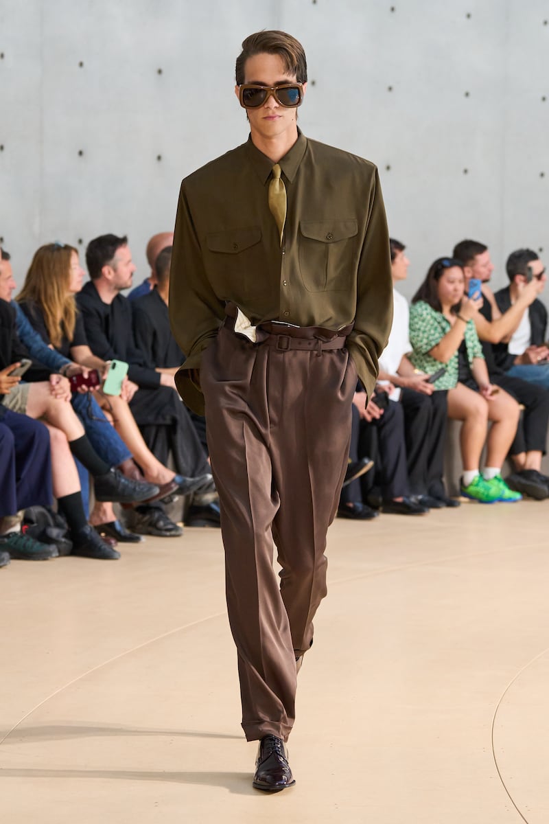 Saint Laurent Menswear Spring/Summer 2026